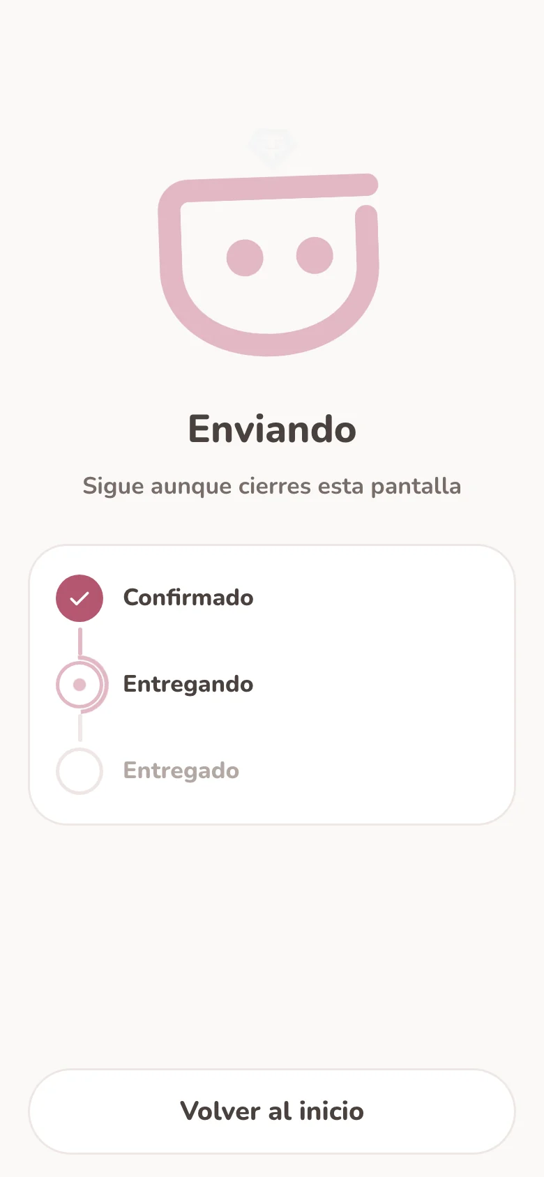Envío en curso